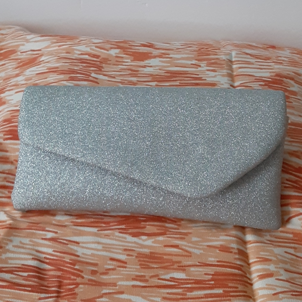 Gray Envelop Bag Clutch Crossbody Bag